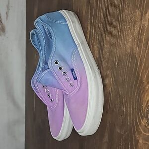 Vans Blue and Purple Ombre Unisex Sneakers